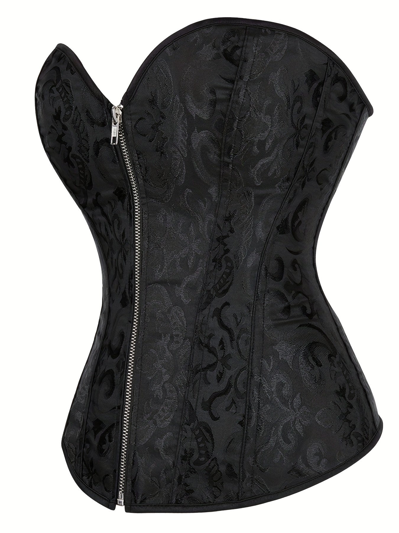 Zipper Waist Shaping Shapewear Bustier Corset Top Women's Underwear