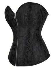 Zipper Waist Shaping Shapewear Bustier Corset Top Women's Underwear