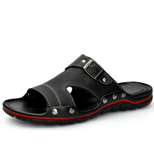 Men's Lightweight Slides Slippers Non Slip Sandals for Indoor Outdoor