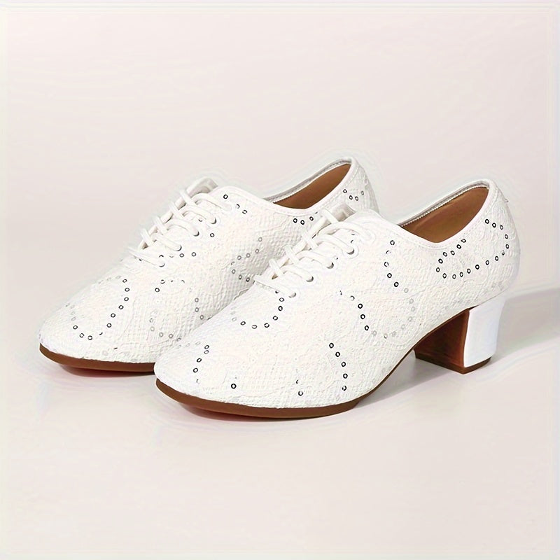 DADAWEN Women's Latin Dance Shoes
