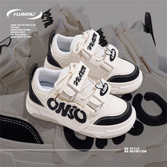 HUANQIU Women's Thick Sole Platform Casual Skate Shoes