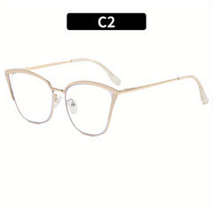 Cat Eye Clear Lens Anti Eyestrain Glasses for Women