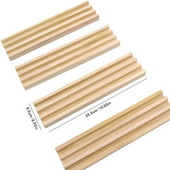Wooden Domino Rack Classic Board Game Domino Tray Storage Rack