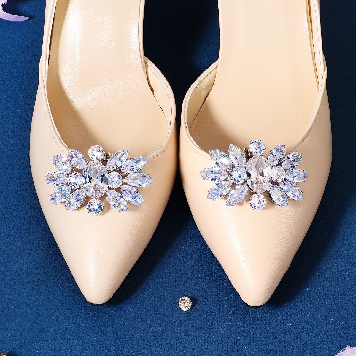 Shoe Clip Wedding Shoes High Heel Rhinestone Decoration Charm Buckle