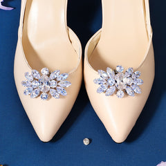 Shoe Clip Wedding Shoes High Heel Rhinestone Decoration Charm Buckle