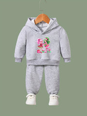 OERYUI Girls Boys Christmas Girls & Presents Print Hoodies Pants Set