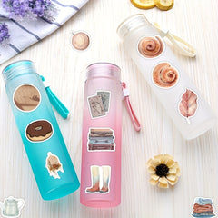 60Pcs Food Stickers For Kids, Teens & Adults Waterproof Vinyl Cartoon Stickers