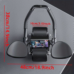 Auto Rebound Fitness Roller Wheel Abdominal Exercise with Elbow Pads