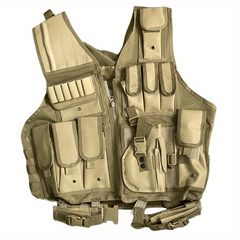 Camouflage Tactical Vest Wear-resistant Nylon for Outdoor Survival