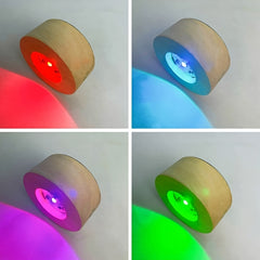 Colorful Wood Display Lamp DIY Night Light