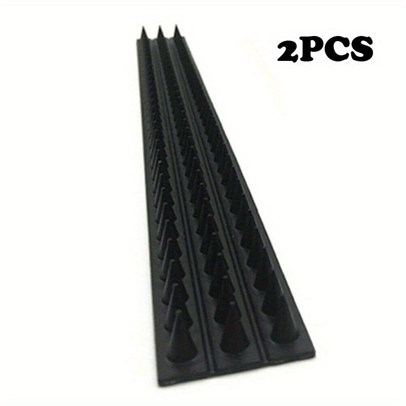 2pcs Plastic Bird & Cat Spikes - Pest Deterrent & Stylish Home Decor