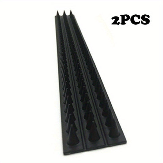 2pcs Plastic Bird & Cat Spikes - Pest Deterrent & Stylish Home Decor