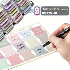 Bible Tabs 75 Tabs Minimal Morandi Laminated Tabs For Women And Men