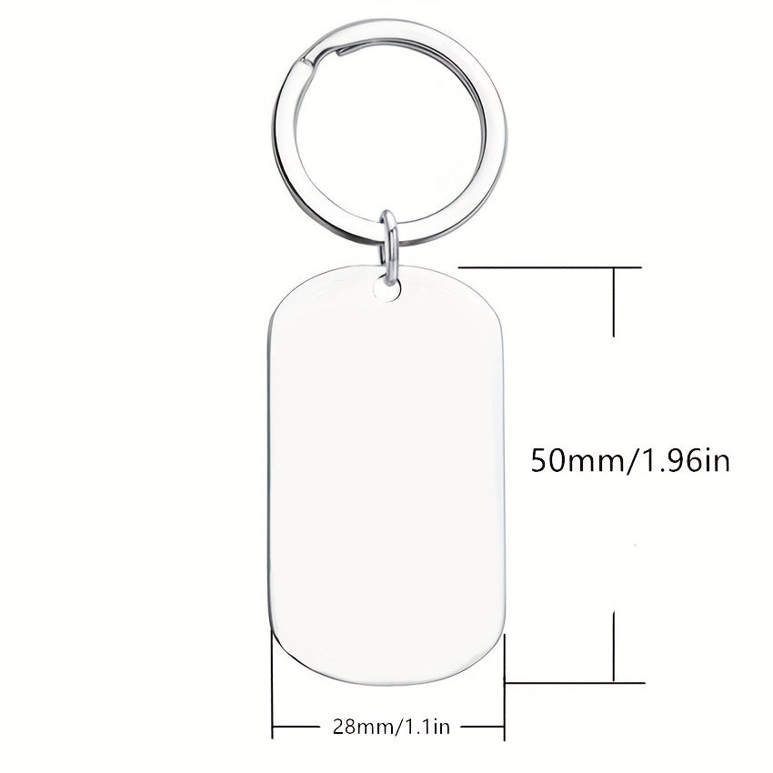 Stainless Steel Keychain Gift For Daughter Decoration Keyring