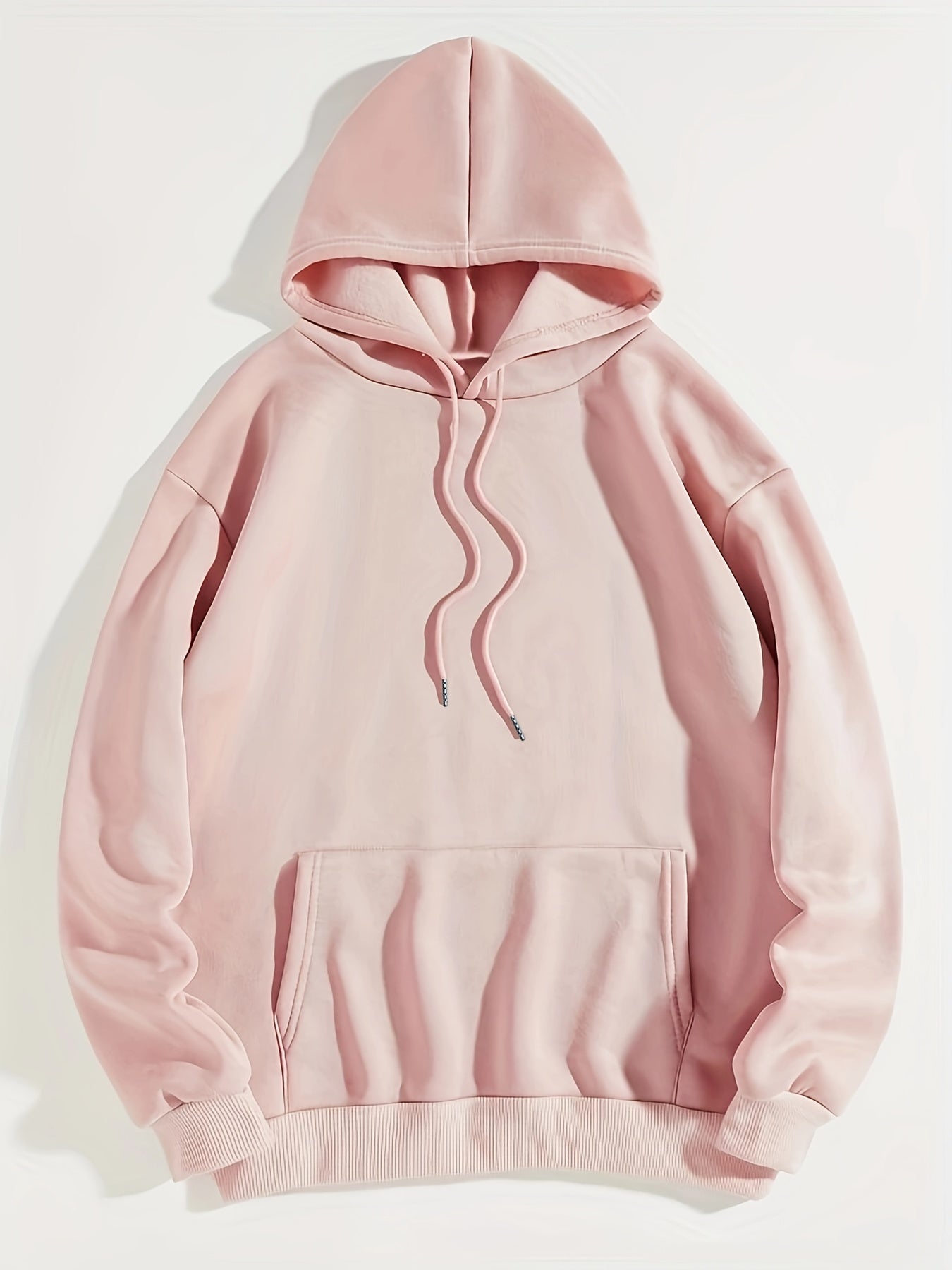 Kangaroo Pocket Hoodie Drawstring Hoodies Sweatshirt Women's Clothing