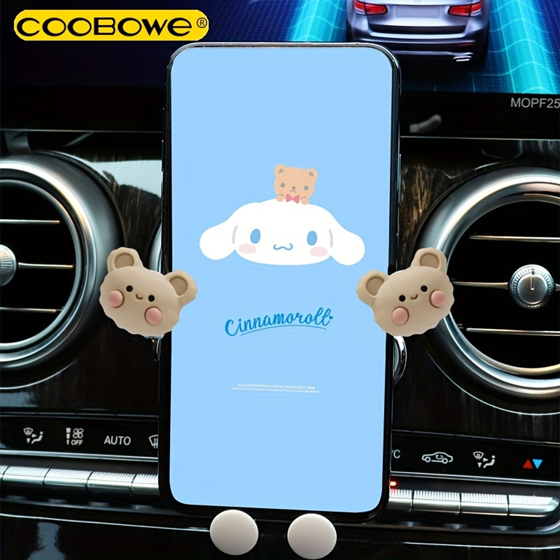 COOBOWE 11 4 Car Phone Bracket Anti shake Support Frame Car Air Vent Fix Bracket