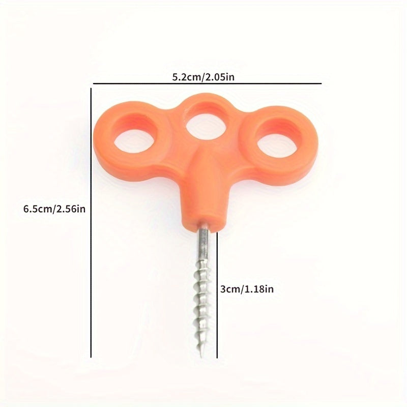 5pcs Plastic Ground Nails Tent Nail Windproof Rope Fixing Buckle