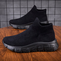 Men's Casual Knit Sneakers Lightweight Running Shoes