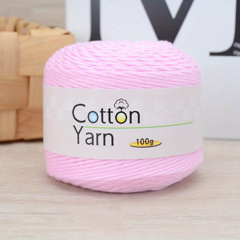 100g Cotton Yarn Ball 16 Strands Thick Yarn for DIY Crafts