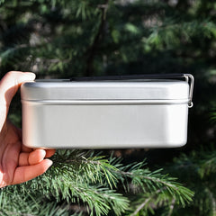 Portable Aluminum Lunch Box for Outdoor Camping