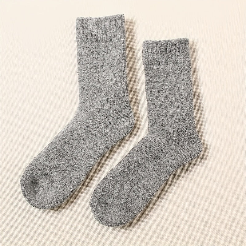 Men's Winter Thick Wool Socks Warm Plus Velvet Socks