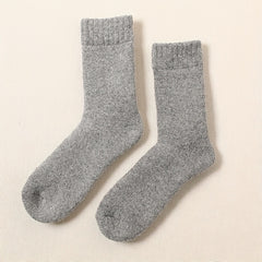 Men's Winter Thick Wool Socks Warm Plus Velvet Socks