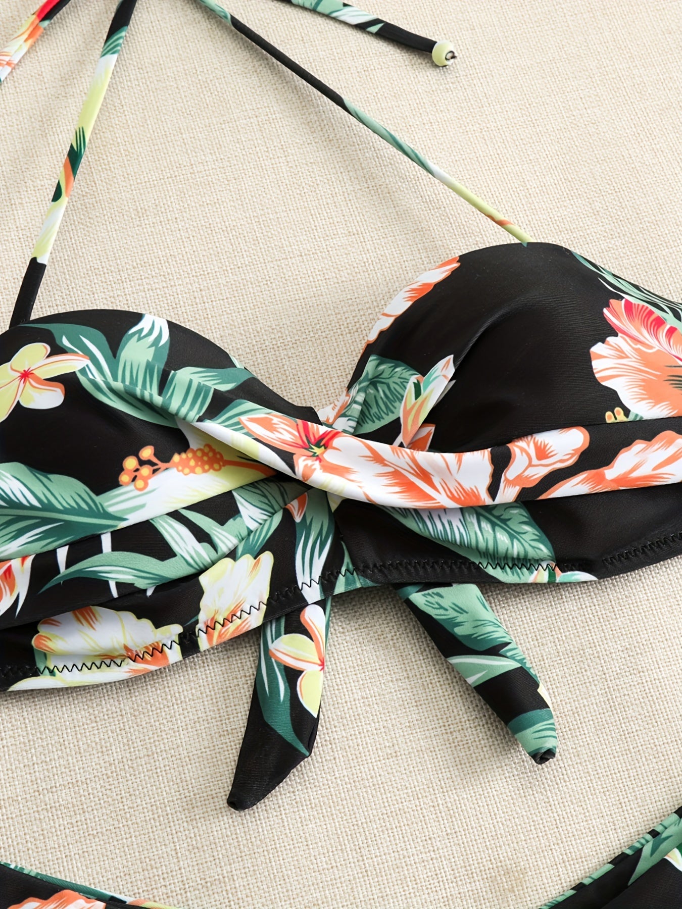 Leopard Print 2 Piece Bikini Set Sexy Swimsuit