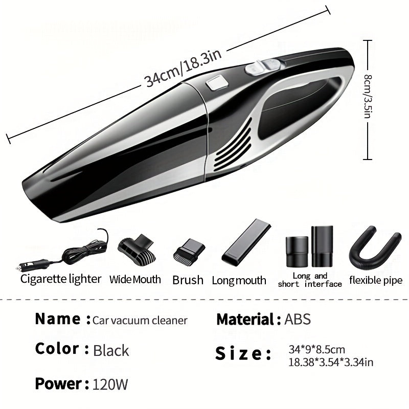 Powerful Handheld Car Vacuum Cleaner High Suction Small Mini