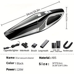 Powerful Handheld Car Vacuum Cleaner High Suction Small Mini