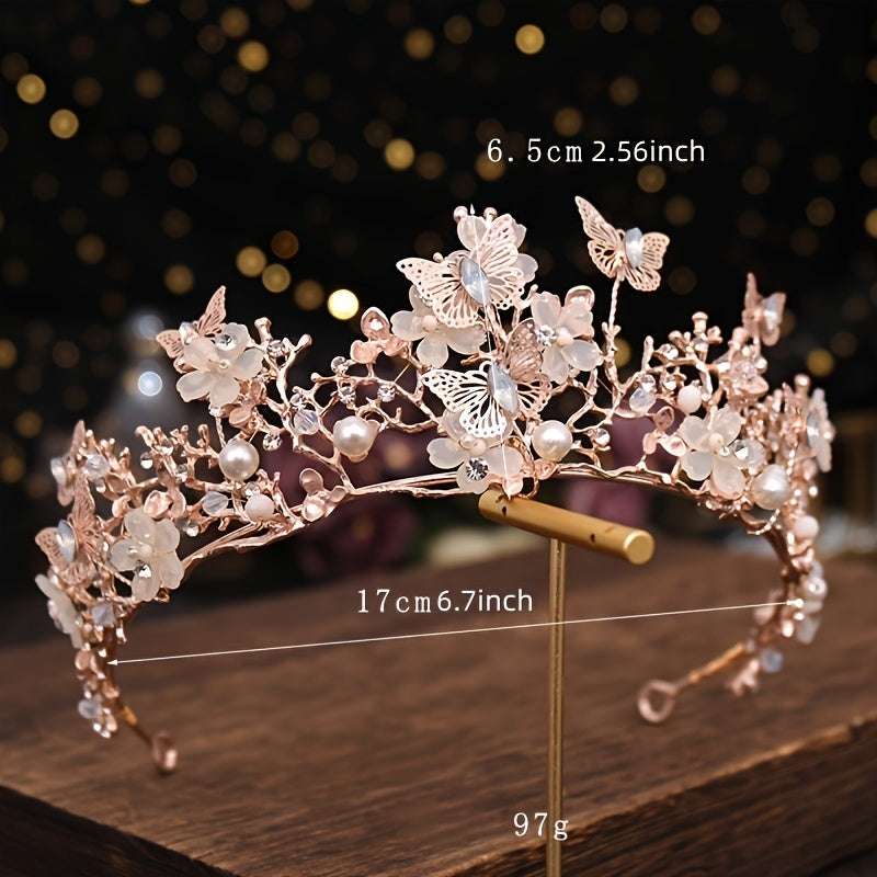 Bridal Rhinestone Crown Tiara Headband Wedding Gift
