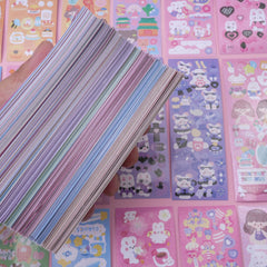Set of 20 Cartoon Stickers For Kids & Girls - Perfect for Books, Walls, Cards