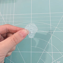 Transparent Mushroom Silicone Stamp for Crafts