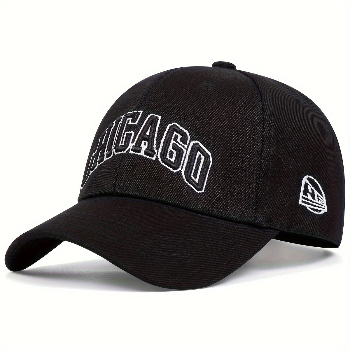 Men's CHICAGO Embroidered Baseball Cap Outdoor Adjustable Sun Hat