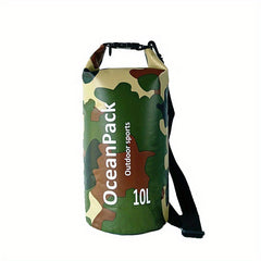 Waterproof Camo Bucket Bag with Shoulder Strap