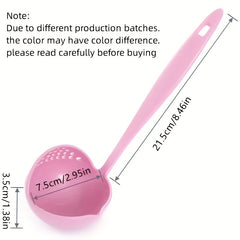 Wheat Straw Ladle Soup Spoon Leak Spoon 2-in-1 Plastic Tableware