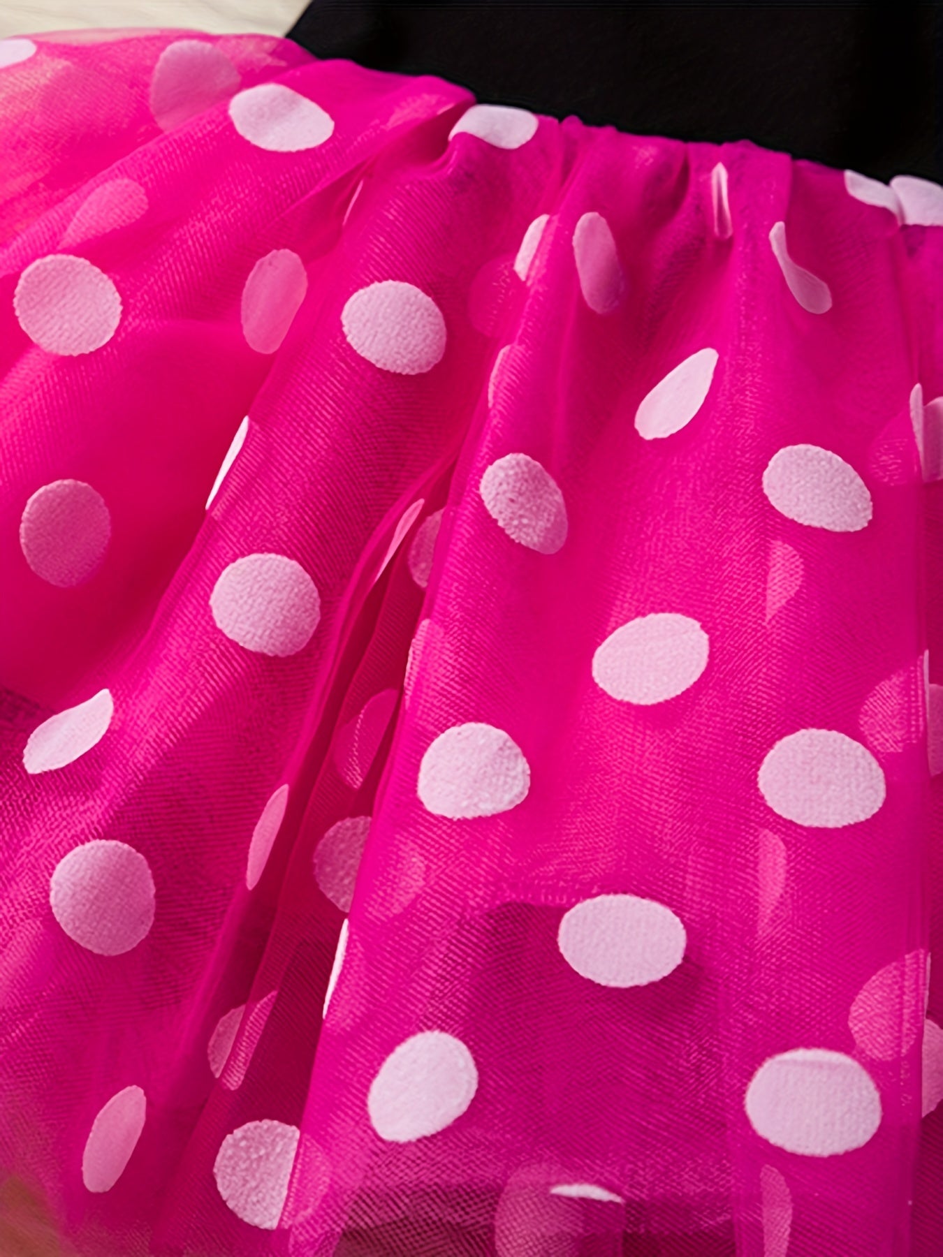 Polka Dot Puffy Tutu Play Dress for Toddler Girls