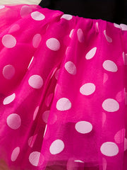 Polka Dot Puffy Tutu Play Dress for Toddler Girls