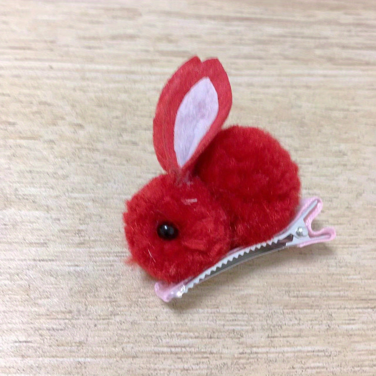 Girls Plush Rabbit Hair Clips Autumn Winter Decorative Accessory Holiday Gift