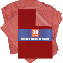 30pcs Carbon Tracing Transfer Paper for Drawing Patterns on Wood Canvas Fabric