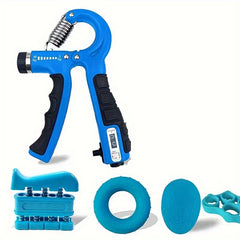 Hand Grip Strengthener Kit Forearm Exercise Tool Adjustable Resistance