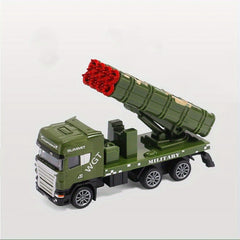 European Style Military Missile Rocket Transport Car Model Toy