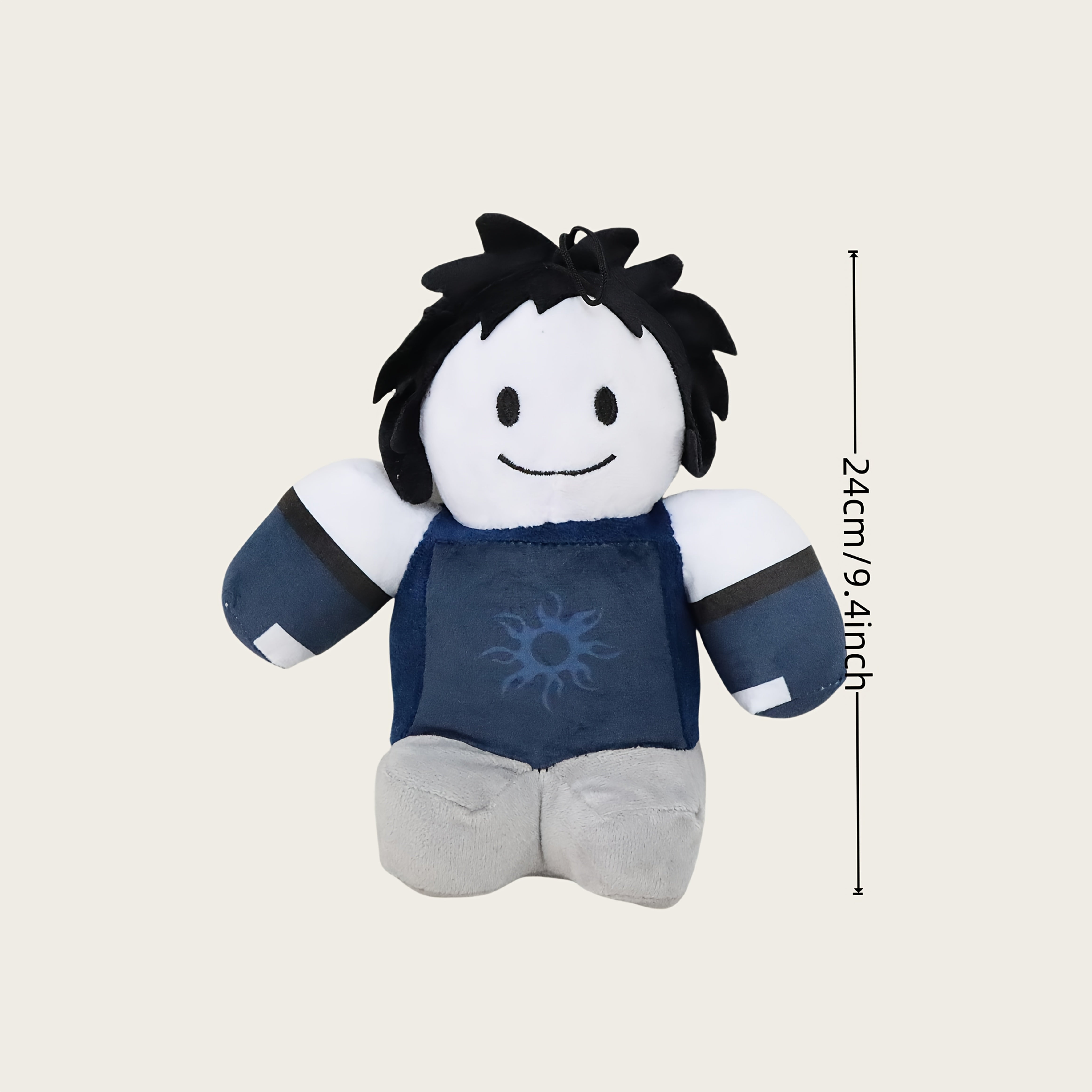 Anime Boy Plush Doll & Stuffed Animal Soft Fabric Body Poseable Arms
