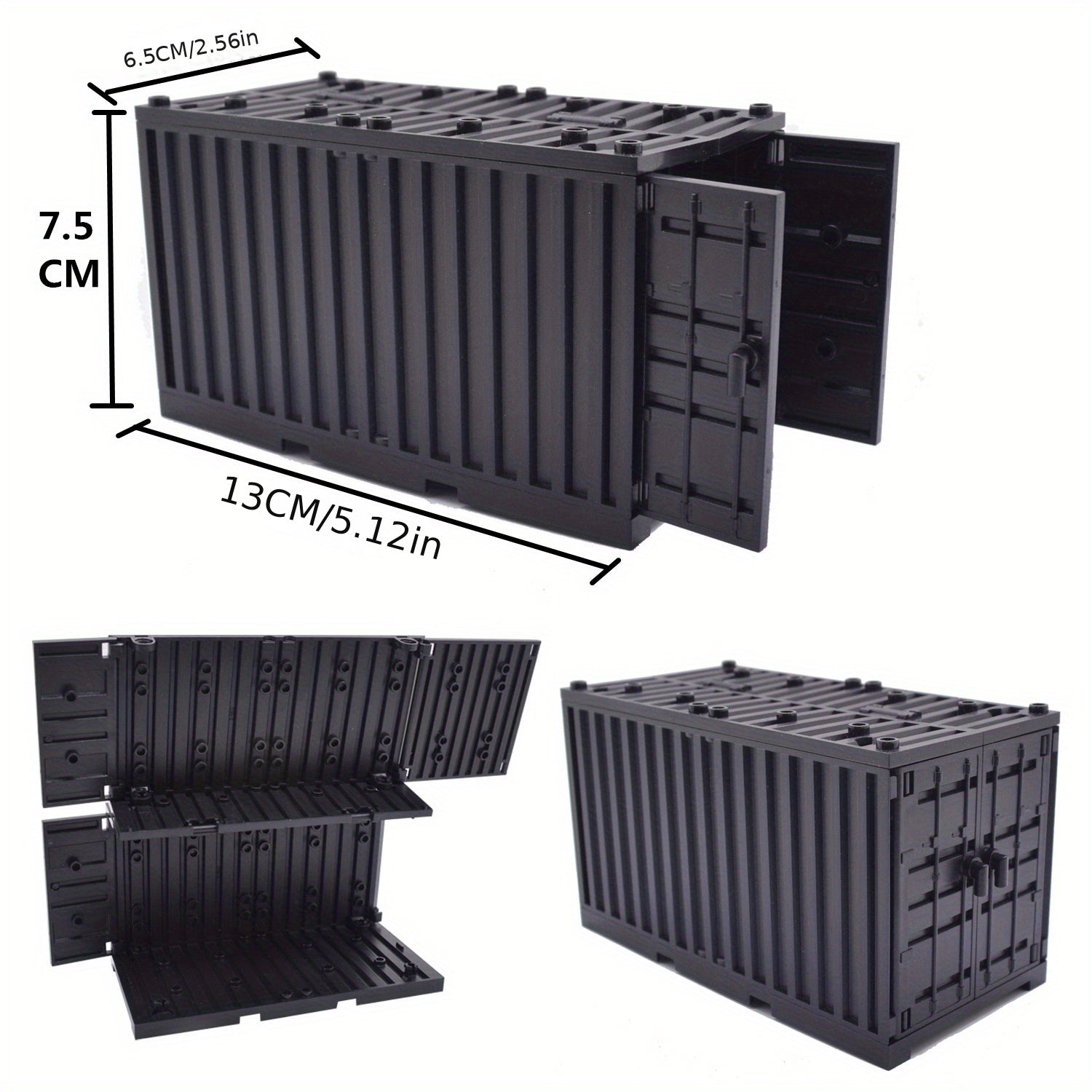 3 in 1 Military Container Building Blocks Educational Toys