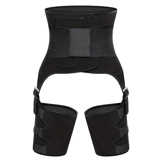 Waist Trainer Trimmer Belt Tummy Control Compression Thigh Wrap Cincher