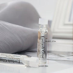 False Eyelashes Glue 2ml Mini Flat Tube Transparent Waterproof Latex Antifreeze
