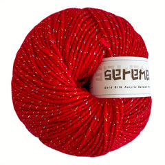 50g Golden Silk Acrylic Yarn for Knitting and Crochet