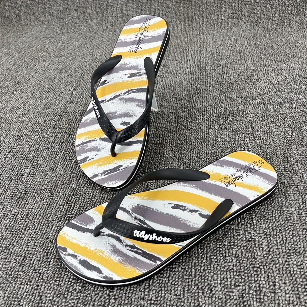 Men's Camo Slip On Flip Flops Outdoor Slippers