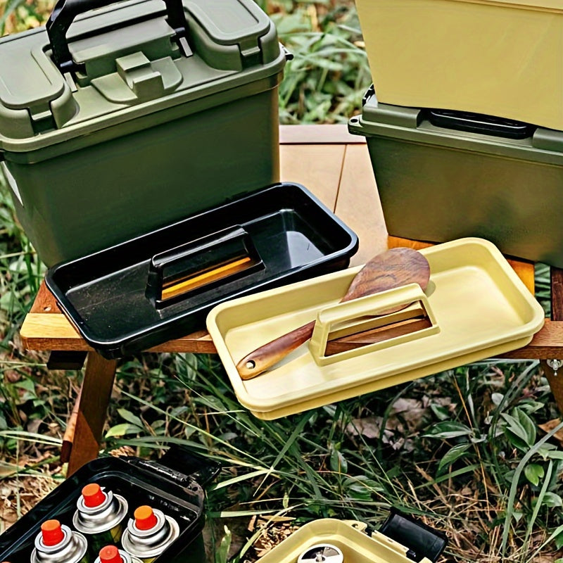 1pc Plastic Fishing Tackle Box Bait Storage Outdoor Camping Case