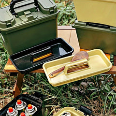 1pc Plastic Fishing Tackle Box Bait Storage Outdoor Camping Case