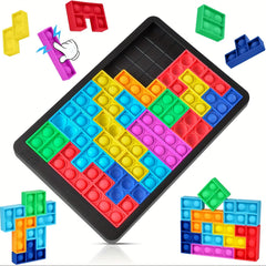 Puzzle Building Blocks Parent Child Game Brain Teaser Toy Educational Learning